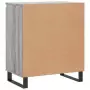 Credenza Grigio Sonoma 60x35x70 cm in Legno Multistrato