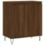 Credenza Rovere Marrone 60x35x70 cm in Legno Multistrato