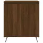 Credenza Rovere Marrone 60x35x70 cm in Legno Multistrato