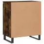 Credenza Rovere Fumo 60x35x70 cm in Legno Multistrato