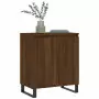 Credenza Rovere Marrone 60x35x70 cm in Legno Multistrato