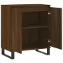 Credenza Rovere Marrone 60x35x70 cm in Legno Multistrato