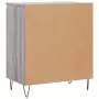 Credenza Grigio Sonoma 60x35x70 cm in Legno Multistrato