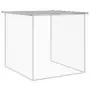 Gabbia Polli Tetto Grigio Chiaro 1003x98x90 cm Acciaio Zincato