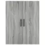 Mobili a Parete 2 pz Grigio Sonoma 69,5x34x90 cm