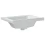 Lavandino da Bagno Bianco 61x48x19,5cm Rettangolare in Ceramica