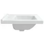 Lavandino da Bagno Bianco 81x48x19,5cm Rettangolare in Ceramica