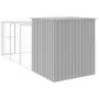 Pollaio Area Corsa Grigio Chiaro 165x455x181 cm Acciaio Zincato