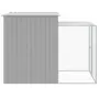 Pollaio Area Corsa Grigio Chiaro 165x251x181 cm Acciaio Zincato