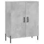 Credenza Grigio Cemento 69,5x34x180 cm in Legno Multistrato