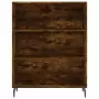 Credenza Rovere Fumo  69,5x34x180 cm in Legno Multistrato