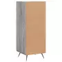 Credenza Grigio Sonoma 34,5x34x90 cm in Legno Multistrato