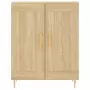 Credenza Rovere Sonoma 69,5x34x180 cm in Legno Multistrato