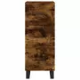 Credenza Rovere Fumo 34,5x34x180 cm in Legno Multistrato