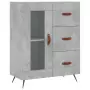 Credenza Grigio Cemento 69,5x34x180 cm in Legno Multistrato