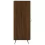 Credenza Rovere Marrone 34,5x34x90 cm in Legno Multistrato