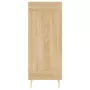 Credenza Rovere Sonoma 34,5x34x180 cm in Legno Multistrato