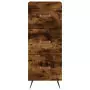 Credenza Rovere Fumo 34,5x34x180 cm in Legno Multistrato