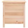 Contenitore da Giardino 50x49x56,5 cm Legno Massello di Abete