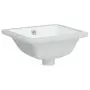 Lavandino da Bagno Bianco 30,5x27x14 cm Rettangolare Ceramica