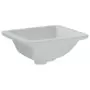 Lavandino da Bagno Bianco 30,5x27x14 cm Rettangolare Ceramica