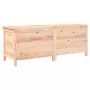 Contenitore da Giardino 150x50x56,5 cm Legno Massello di Abete