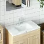 Lavandino da Bagno Bianco 41,5x26x18,5 cm Rettangolare Ceramica