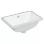 Lavandino da Bagno Bianco 41,5x26x18,5 cm Rettangolare Ceramica