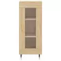 Credenza Rovere Sonoma 34,5x34x180 cm in Legno Multistrato