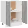 Mobiletto Grigio Sonoma 60x46x81,5 cm in Legno Multistrato