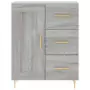 Credenza Grigio Sonoma 69,5x34x180 cm in Legno Multistrato