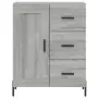 Credenza Grigio Sonoma 69,5x34x180 cm in Legno Multistrato