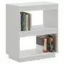 Libreria Bianca 60x35x71 cm in Legno Massello di Pino