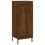 Credenza Rovere Marrone 34,5x34x180 cm in Legno Multistrato