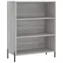 Credenza Grigio Sonoma 69,5x34x180 cm in Legno Multistrato