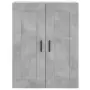 Credenza Grigio Cemento 69,5x34x180 cm in Legno Multistrato