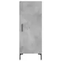 Credenza Grigio Cemento 34,5x34x180 cm in Legno Multistrato