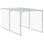 Pollaio Area Corsa Grigio Chiaro 117x609x123 cm Acciaio Zincato