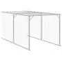 Pollaio Area Corsa Grigio Chiaro 117x813x123 cm Acciaio Zincato