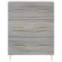 Credenza Grigio Sonoma 69,5x34x180 cm in Legno Multistrato