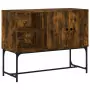 Credenza Rovere Fumo 100x40x79,5 cm in Legno Multistrato