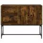 Credenza Rovere Fumo 100x40x79,5 cm in Legno Multistrato