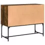 Credenza Rovere Fumo 100x40x79,5 cm in Legno Multistrato