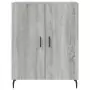 Credenza Grigio Sonoma 69,5x34x180 cm in Legno Multistrato