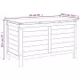 Contenitore Giardino Bianco 99x49,5x58,5cm Legno Massello Abete