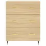 Credenza Rovere Sonoma 69,5x34x180 cm in Legno Multistrato