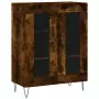 Credenza Rovere Fumo  69,5x34x180 cm in Legno Multistrato