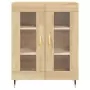 Credenza Rovere Sonoma 69,5x34x180 cm in Legno Multistrato