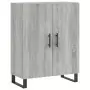 Credenza Grigio Sonoma 69,5x34x180 cm in Legno Multistrato