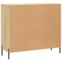 Credenza Rovere Sonoma 90x34x80 cm in Legno Multistrato